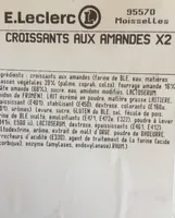 Croissant au amandes