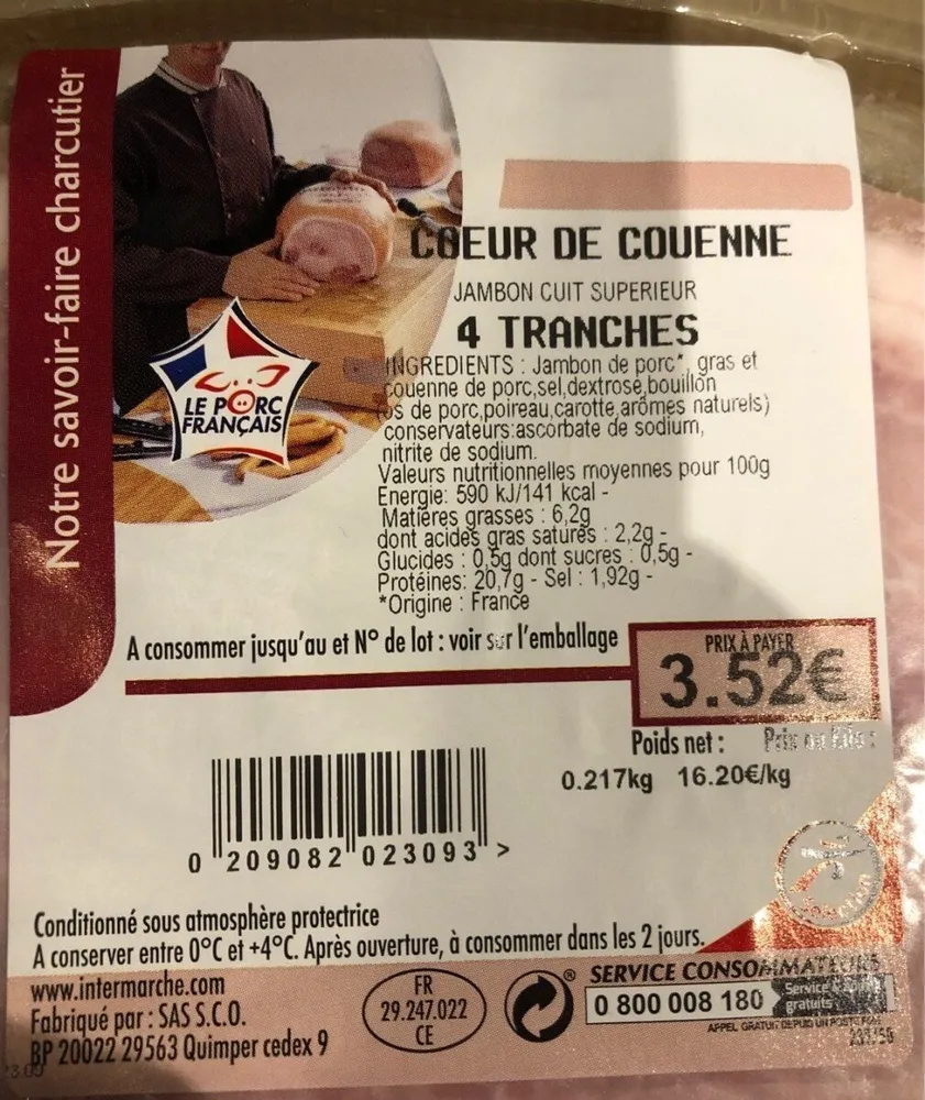 Coeur de couenne