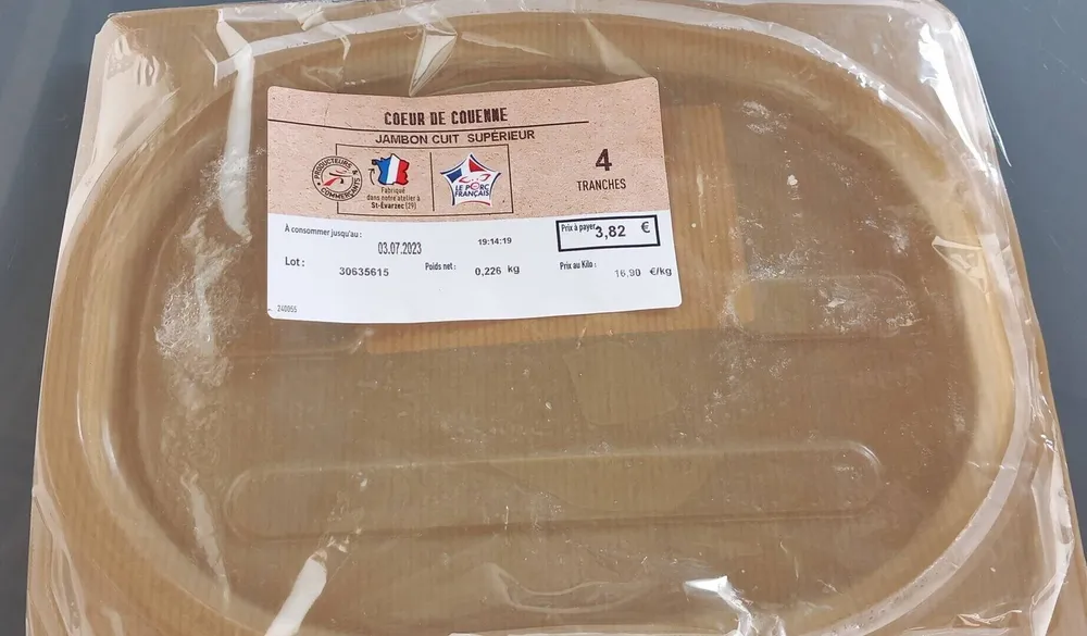Cœur de Couenne Jambon Cuit Supérieur