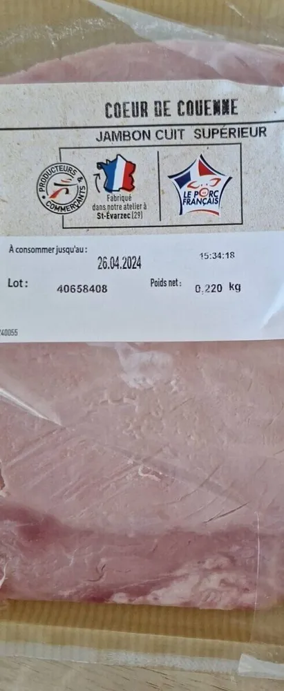 Jambon cœur de couenne