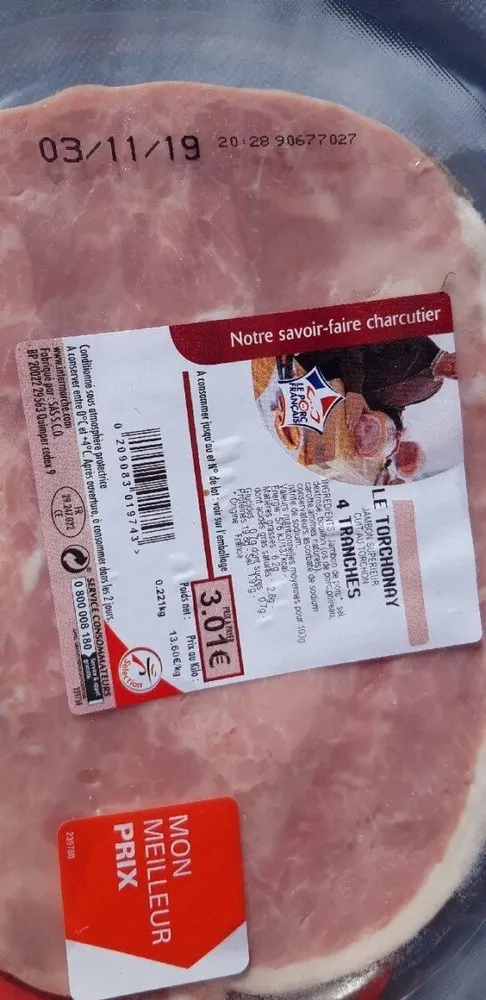 Jambon le torchonay