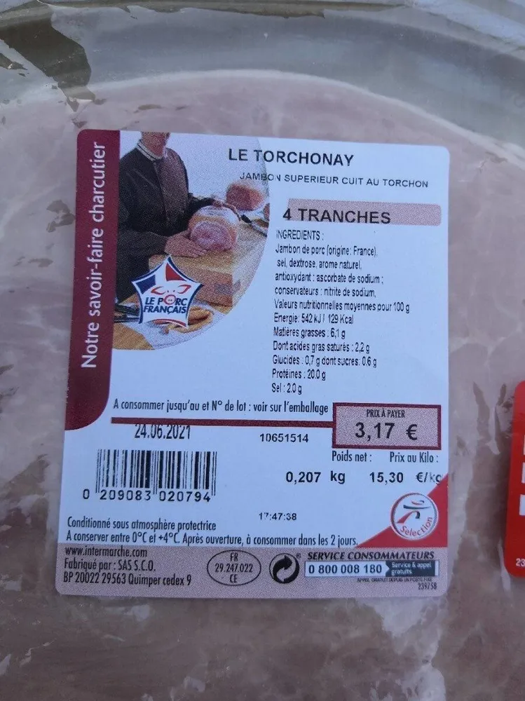 Jambon blanc