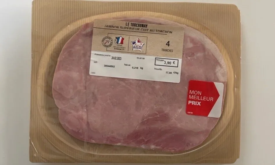Jambon superieur cuit au torchon