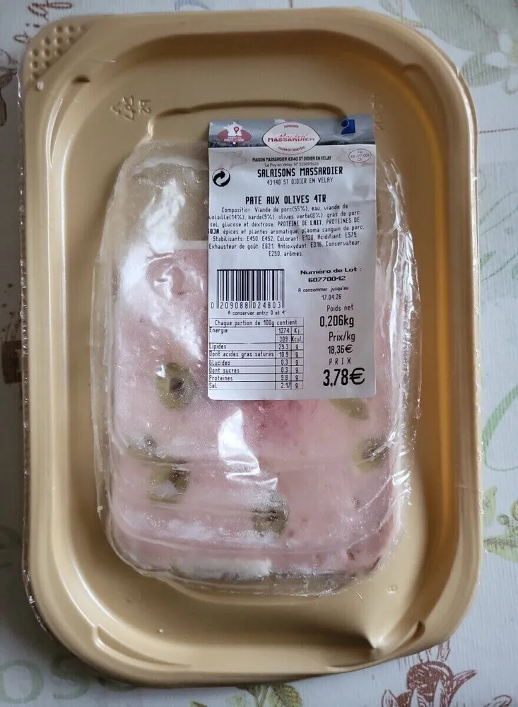 Pâté aux olives