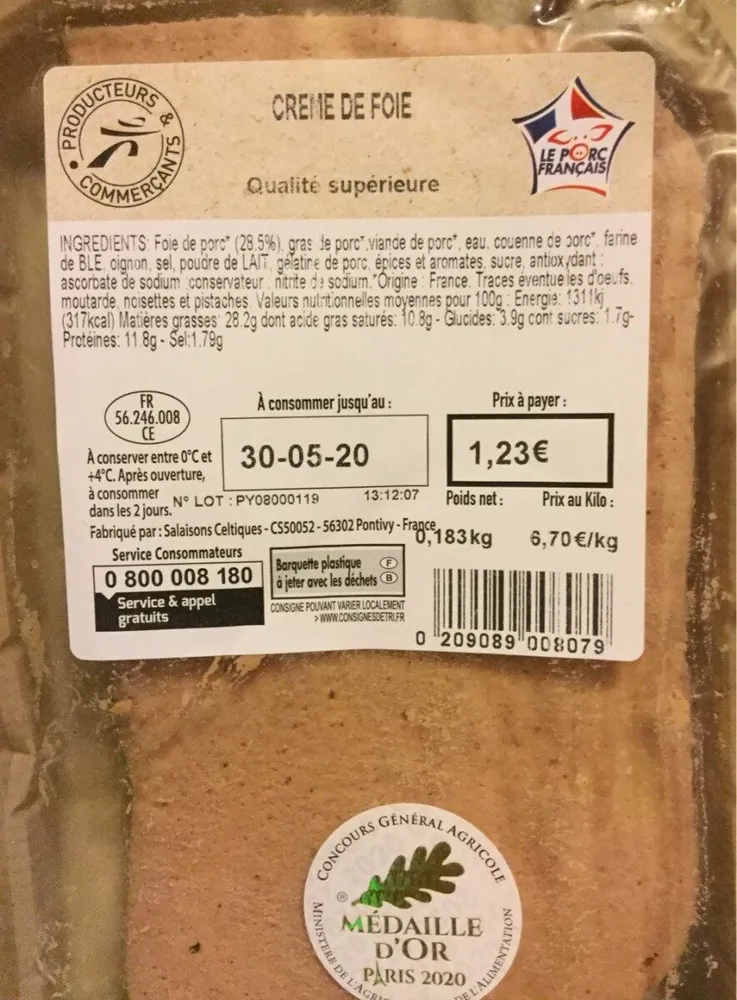 Creme de foie