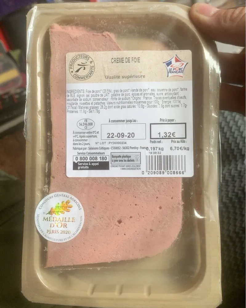 Creme de foie
