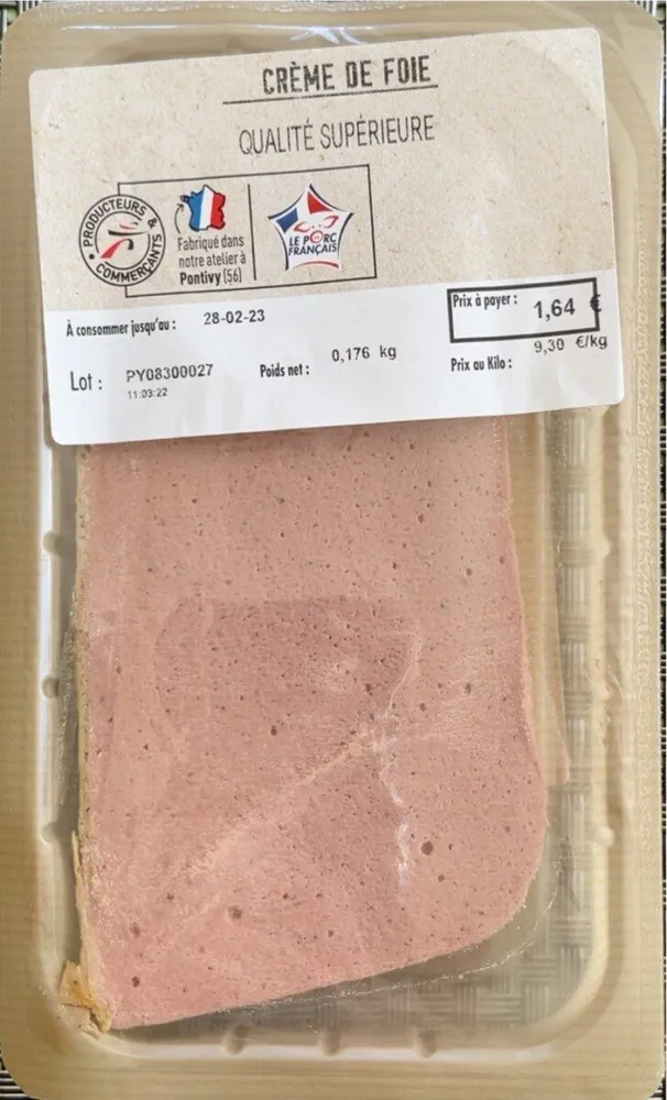 Crème de foie « qualité supérieure » 0,176kg