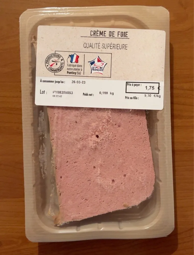 Crème de foie