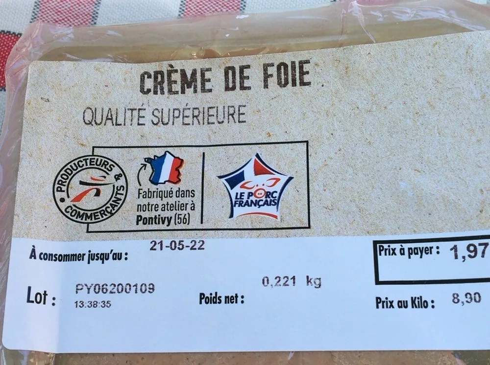 Creme de foie on