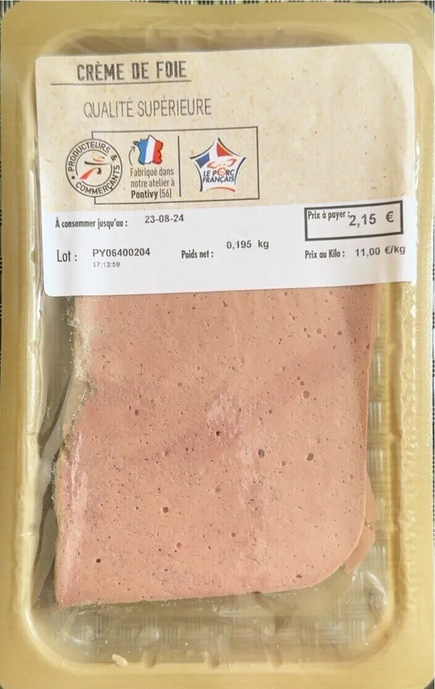 Crème de foie