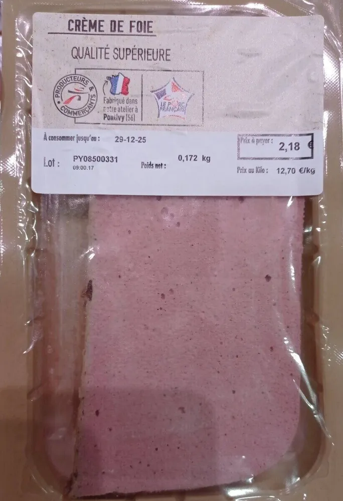 Crème de foie