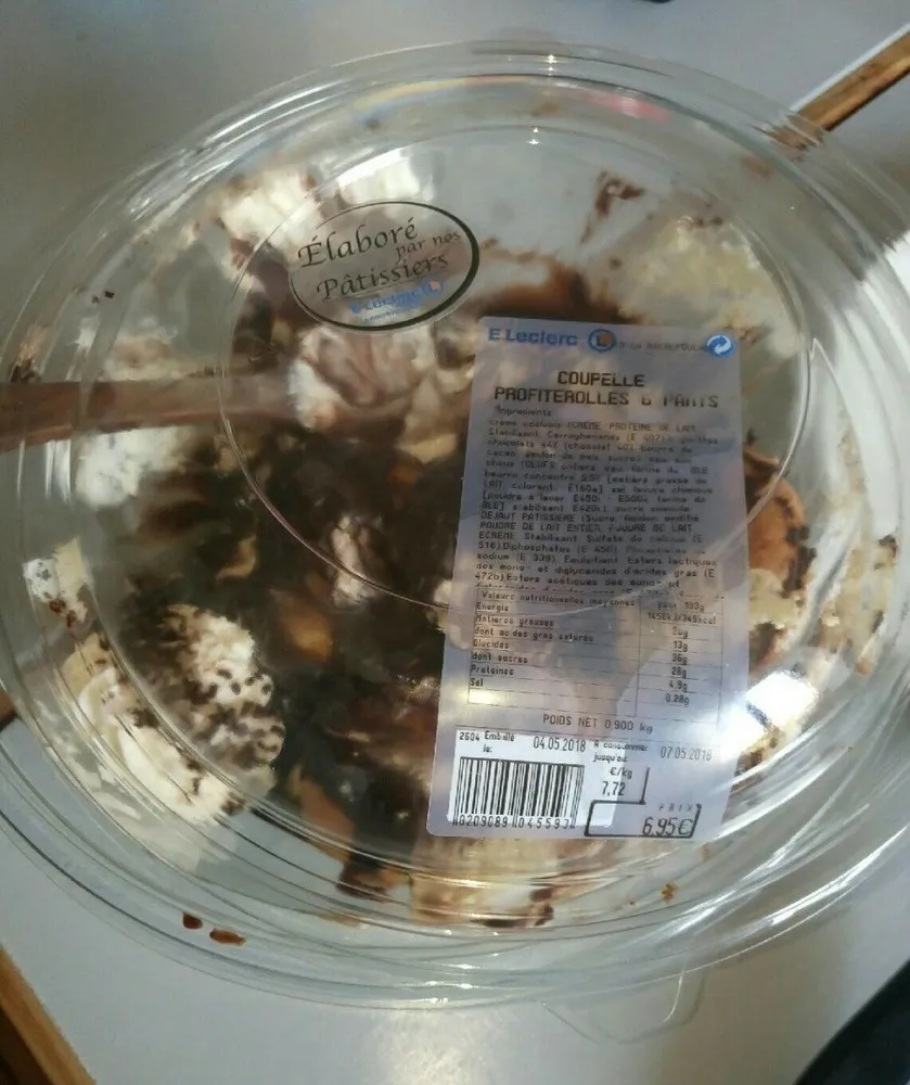 Coupelle profiterolles