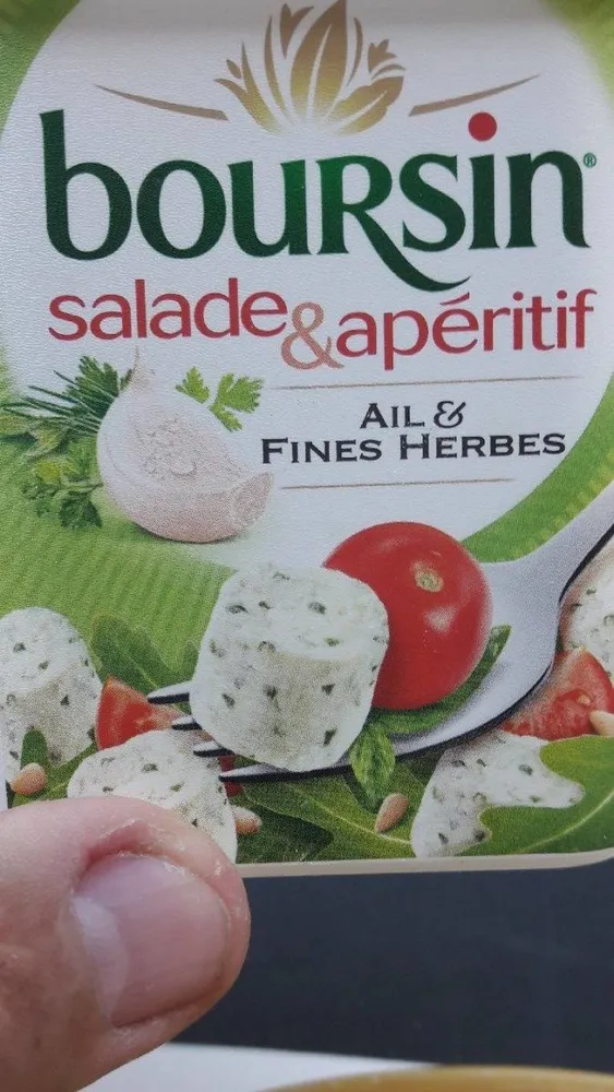 Boursin salade aperitif