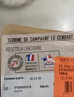 Terrine de campagne le cendray