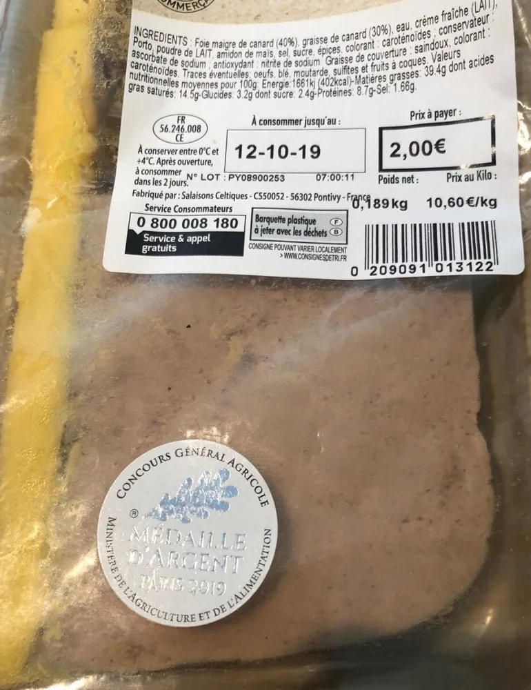 Mousse pur canard