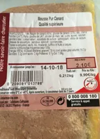 Mousse pur canard qualité supérieure