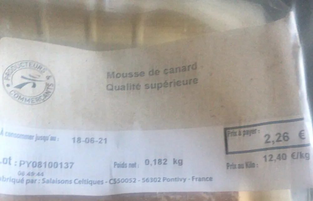 Mousse de canard
