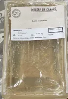 Mousse de foie maigre fe canard de qualité supérieure