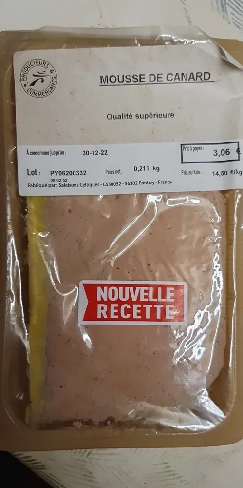 Mousse de canard qualité supérieure