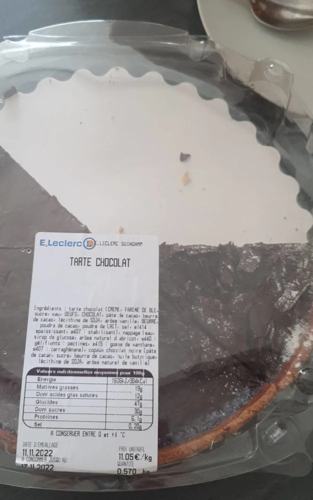 Tarte au chocolat