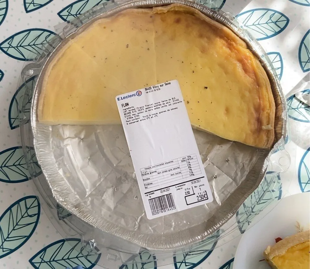 Flan leclerc