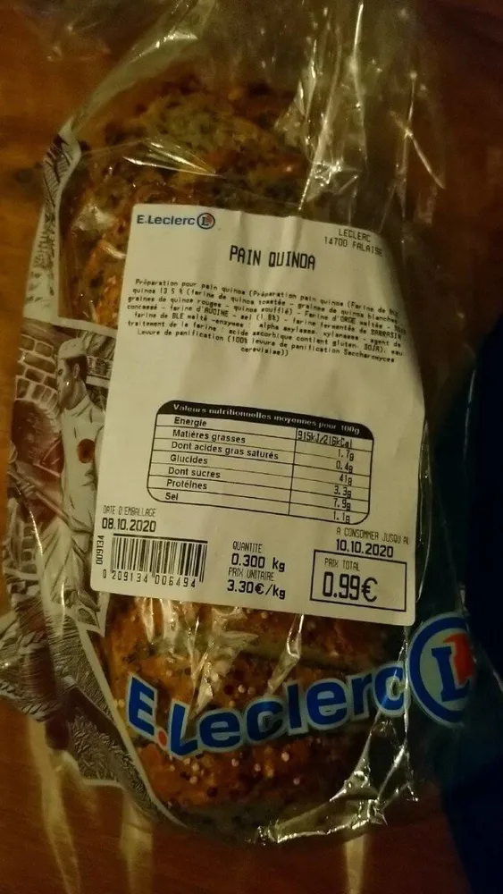 Pain quinoa