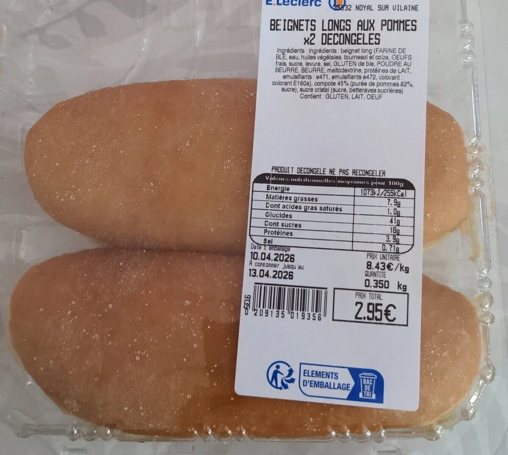 Beignet aux pommes