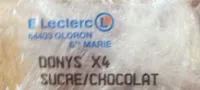 Donys x4 sucre/chocolat