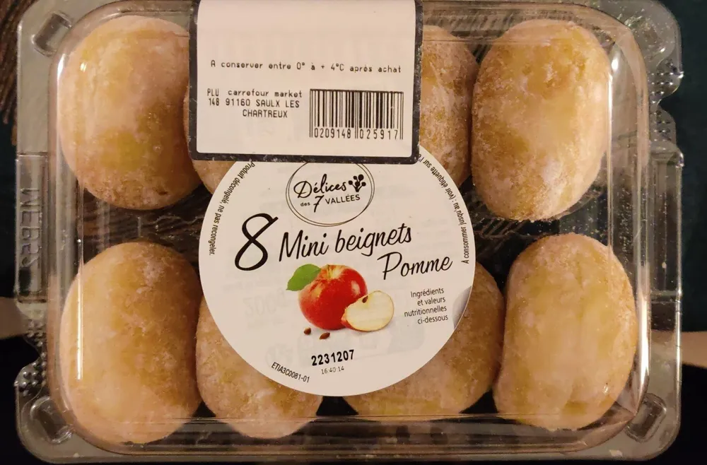 8 mini beignets pomme