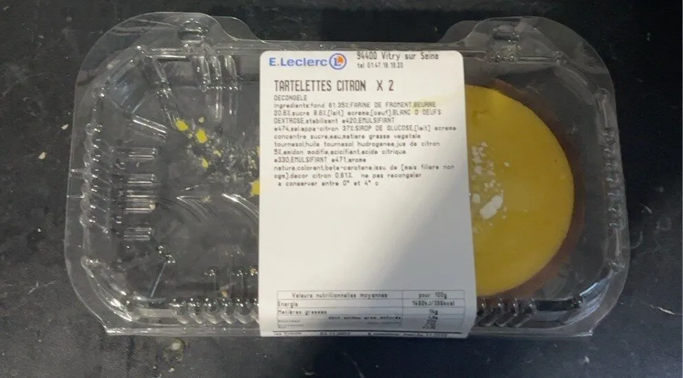 Tartelette citron