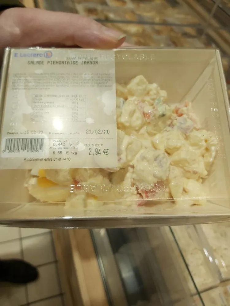Salade piémontaise jambon