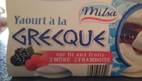Yaourt à la grecque mûre framboise