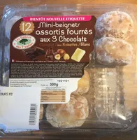 Mini beignets assortis fourrés