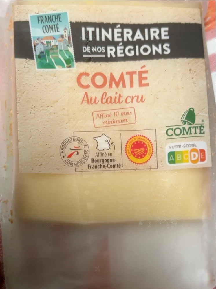 Comte au lait cru