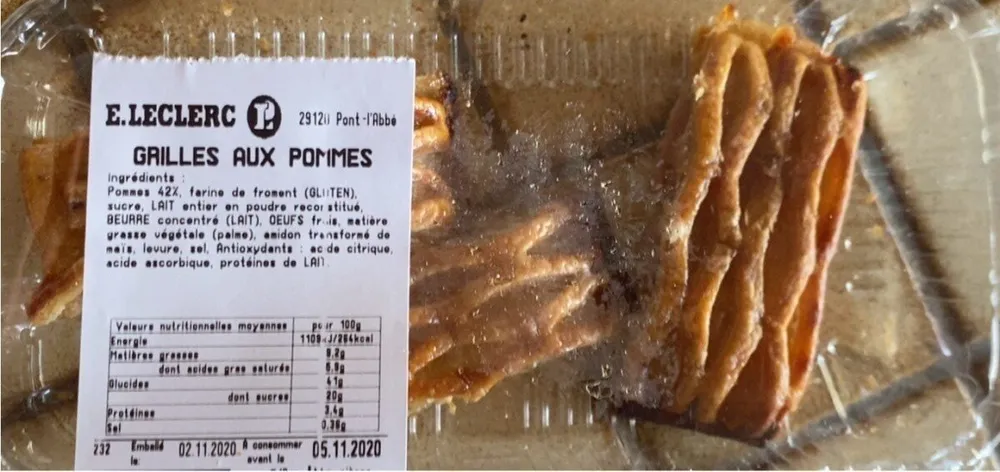 Grilles aux pommes