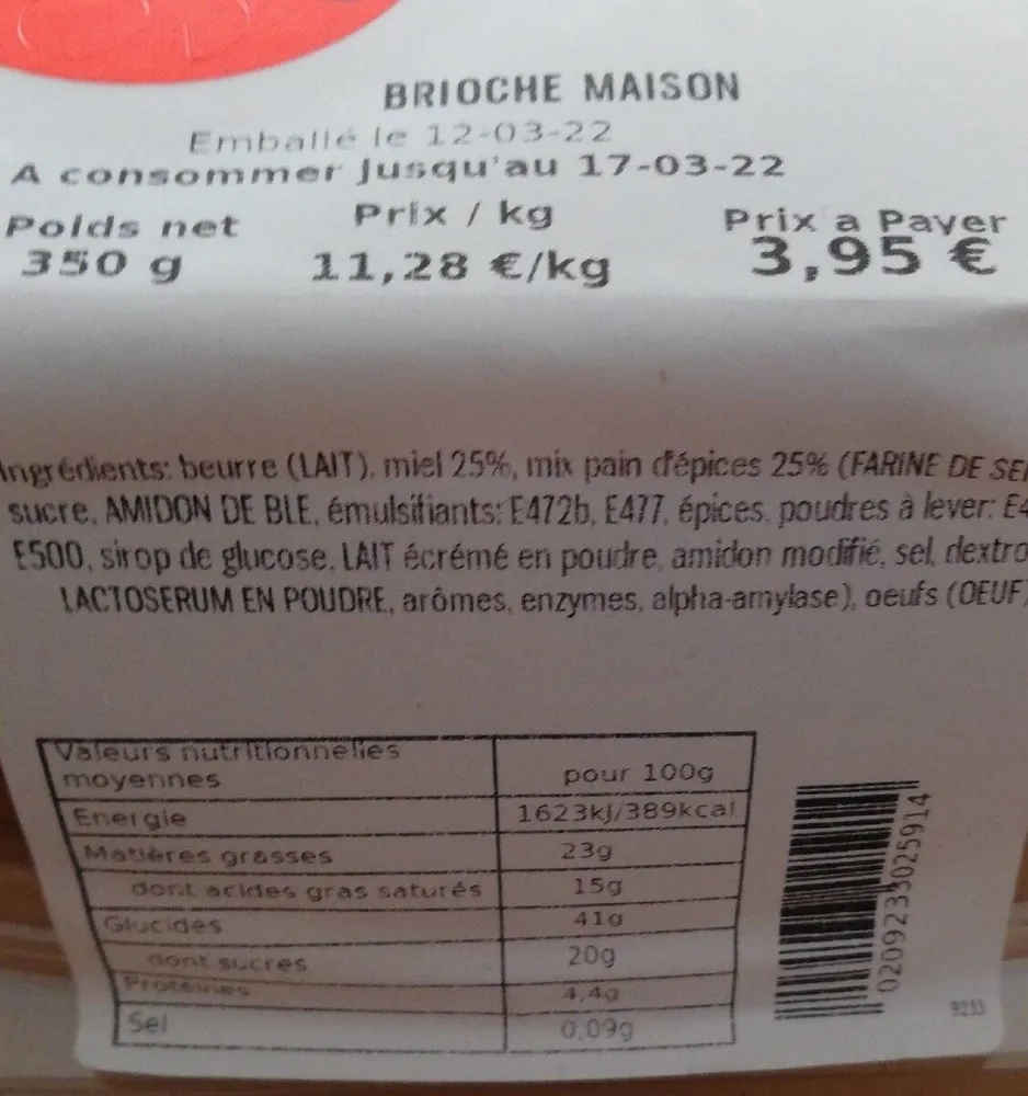 Brioche maison