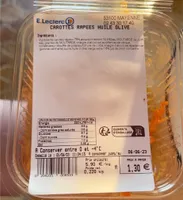 Carottes rapees huile olive