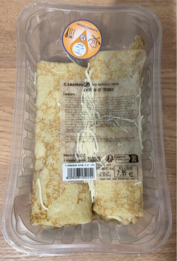 Crepe de st jacques