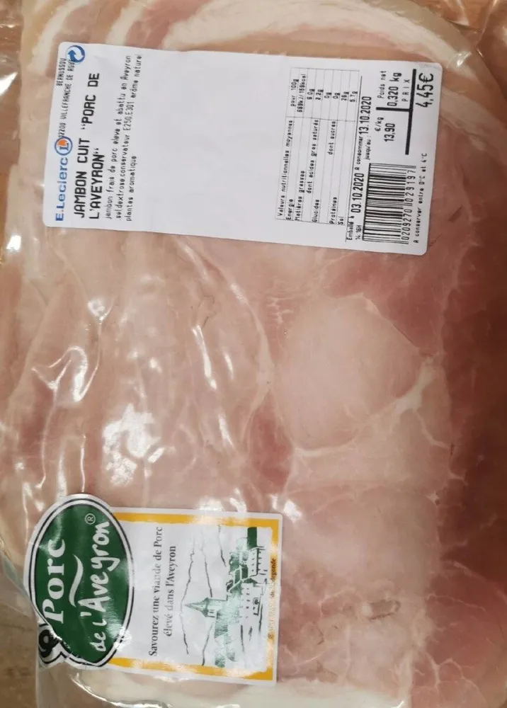Jambon cuit de l'aveyron