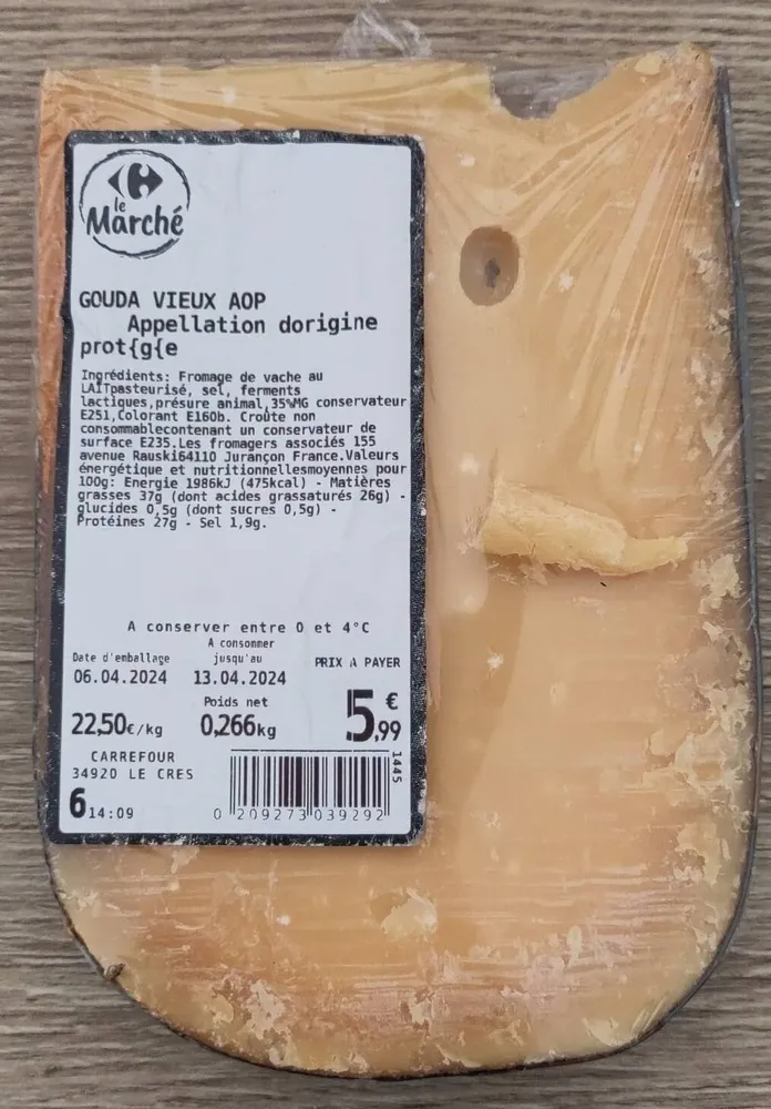 Gouda vieux AOP