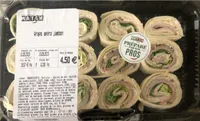 Wraps apéro jambon