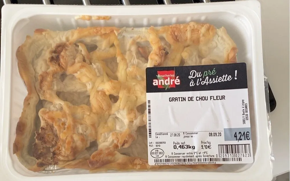 Gratin chou fleur