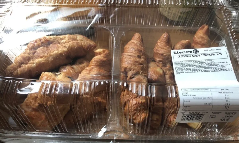 Croissant choco tournesol