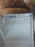Pain au raisin leclerc