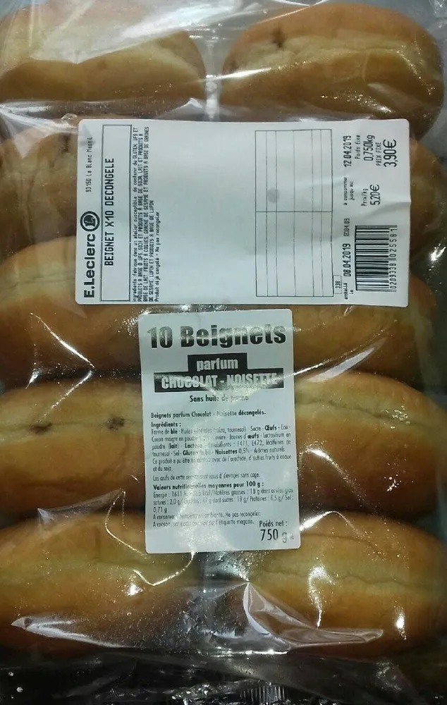 Beignets décongelé