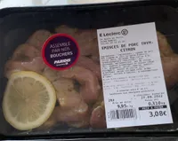 Émincés de porc Thym-citron