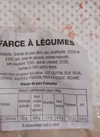 Farce pour legumes