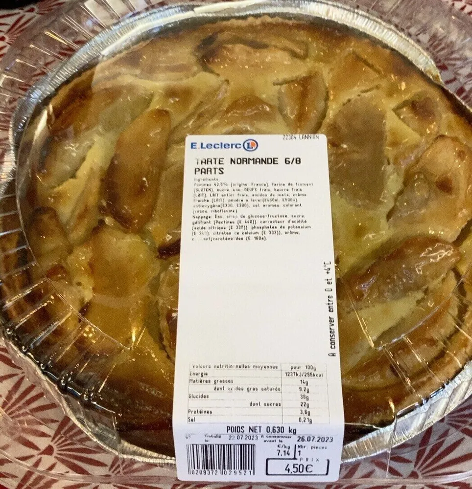 Tarte normande