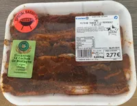 Porc poitrine tranché a la provencale a griller