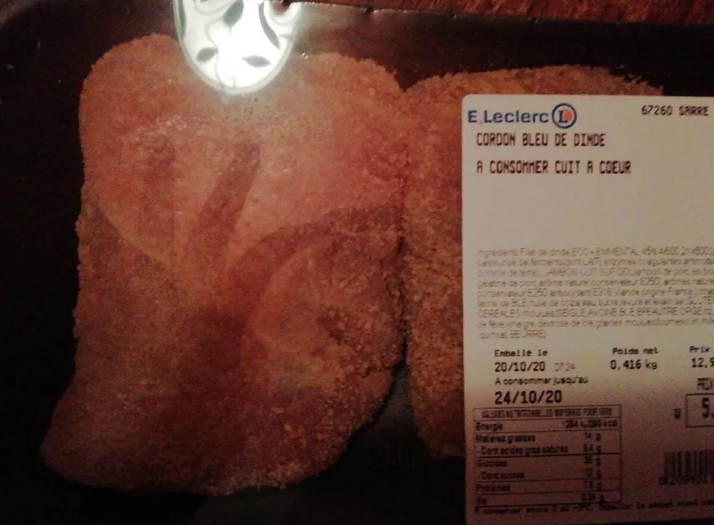 Cordon bleu de dinde